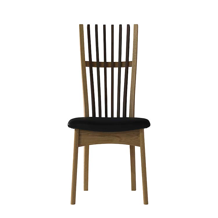 シナリ　ダイニングチェア　ウォールナット/レッドオーク