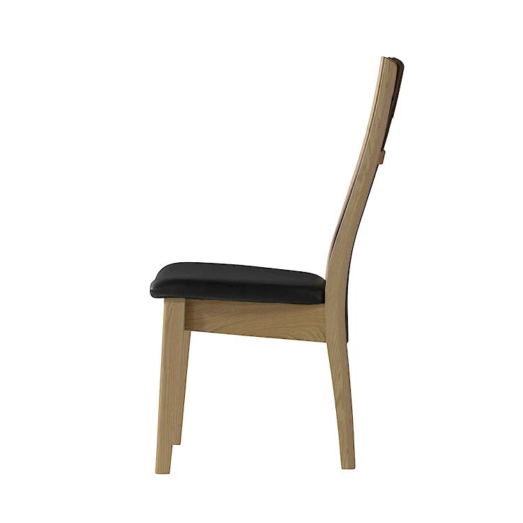 シナリ　ダイニングチェア　ウォールナット/レッドオーク