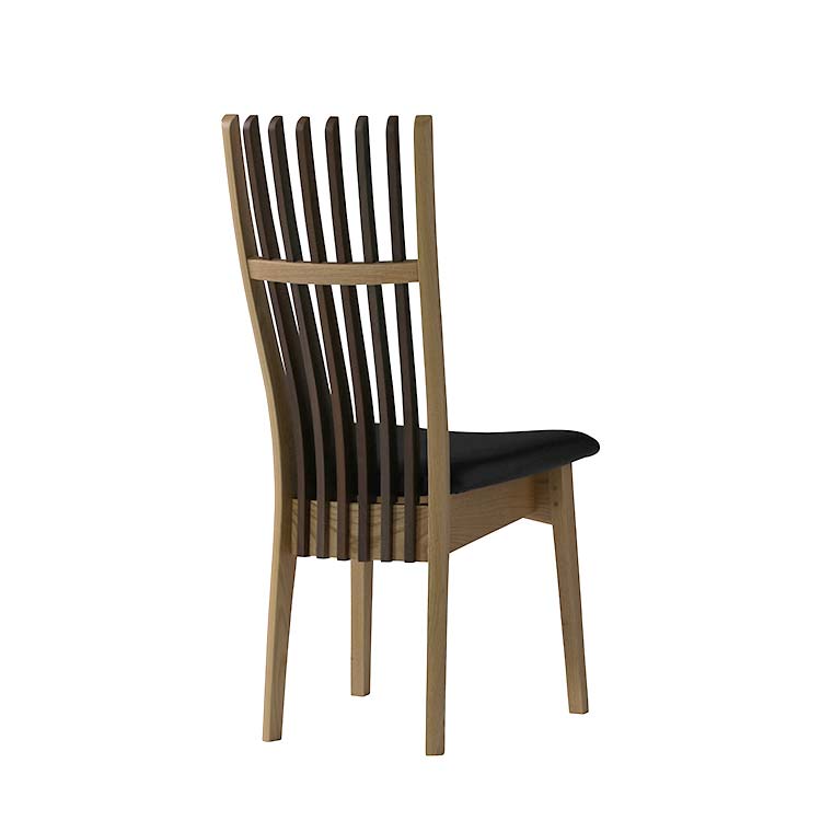 シナリ　ダイニングチェア　ウォールナット/レッドオーク