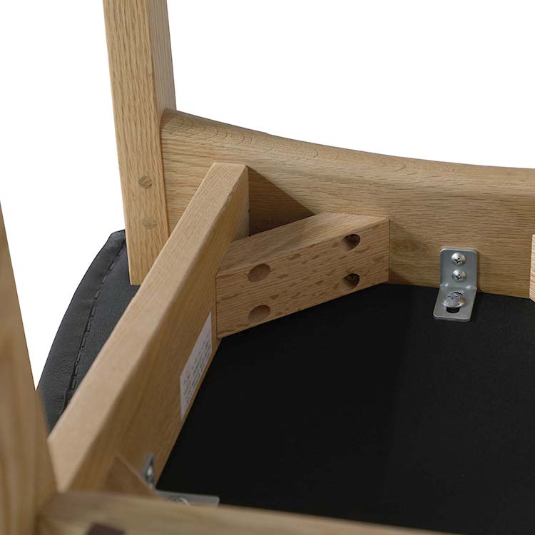 シナリ　ダイニングチェア　ウォールナット/レッドオーク