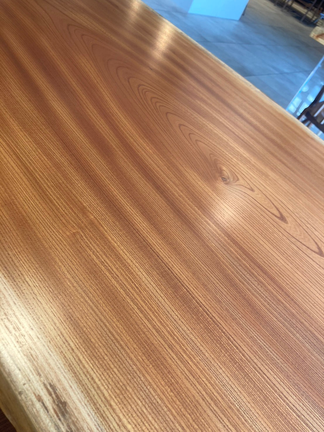 一枚板　ケヤキ　631-7　(W180cm)　ダイニングテーブル