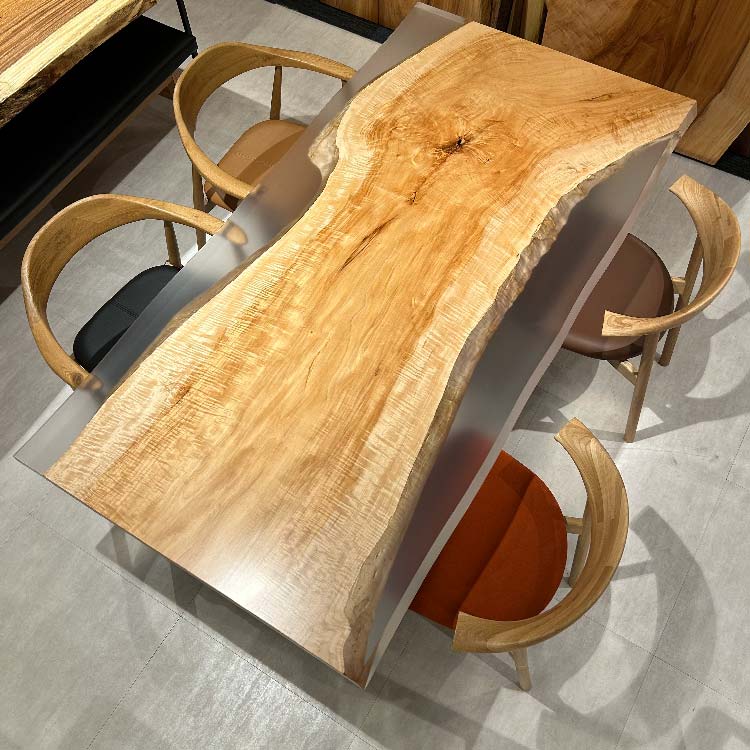 RESIN　トチ(杢)　135-4　(W180cm)