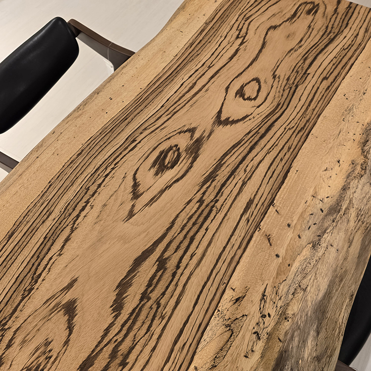 一枚板　ゼブラウッド　513-1/2-10-2　(W130cm)　ローテーブル