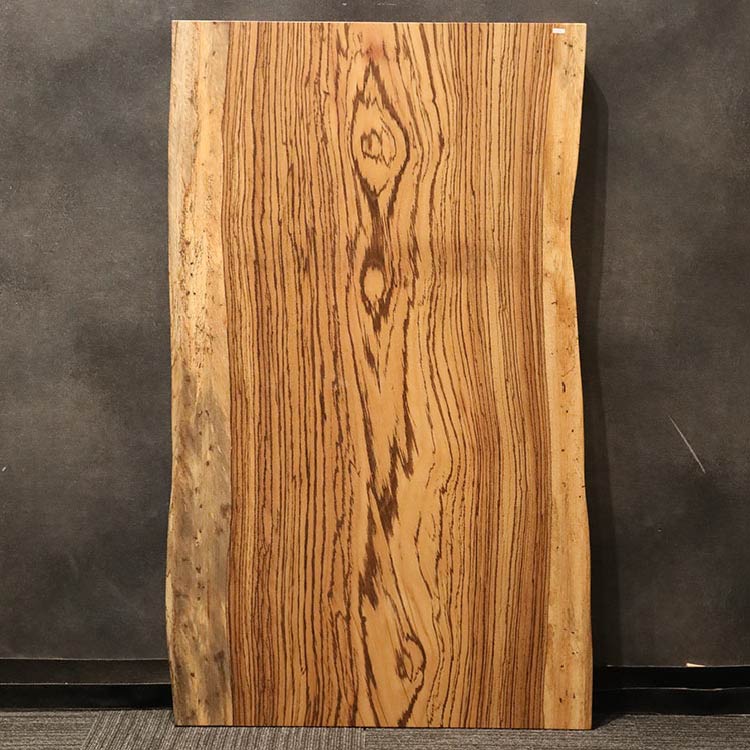 一枚板　ゼブラウッド　513-1/2-10-2　(W130cm)　ローテーブル