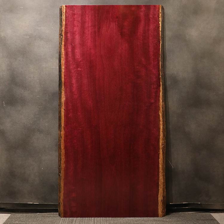 一枚板　パープルハート(杢)　654-2/2-16-2　(W210cm)　ダイニングテーブル