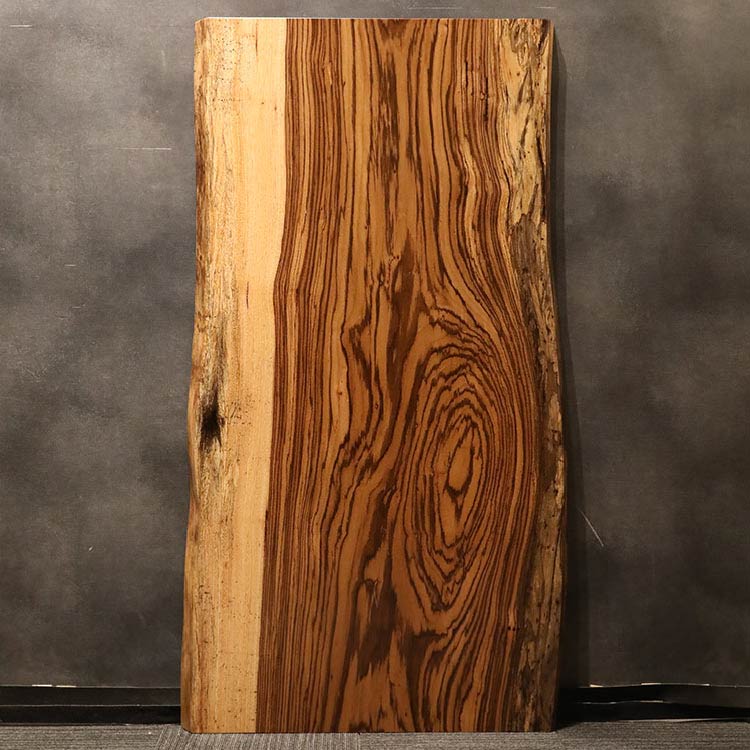 一枚板　ゼブラウッド　516-4-1-1　(W180cm)　ダイニングテーブル