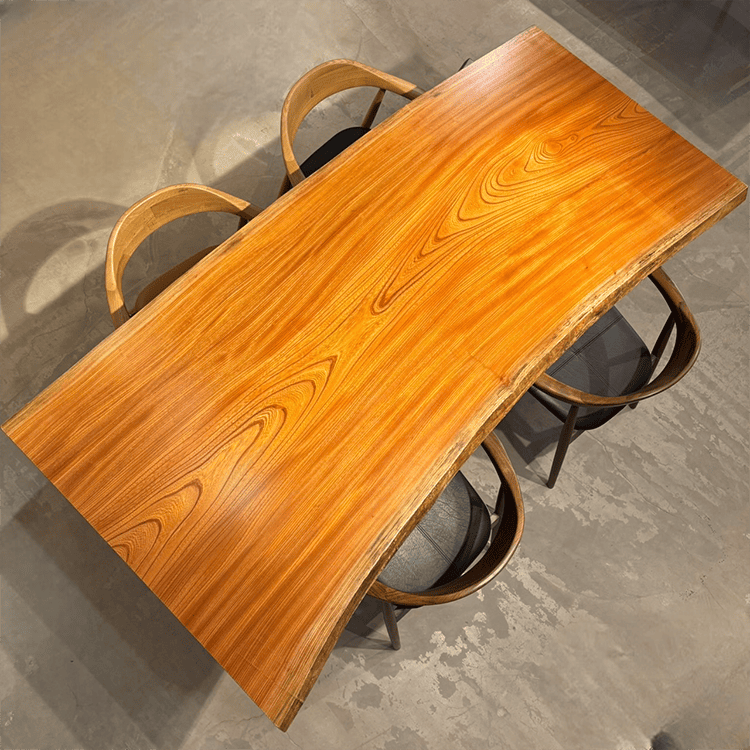 一枚板　ケヤキ　630-5　(W200cm)　ダイニングテーブル