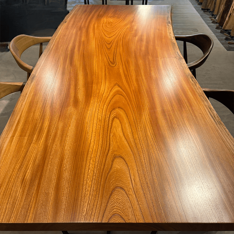 一枚板　ケヤキ　630-5　(W200cm)　ダイニングテーブル