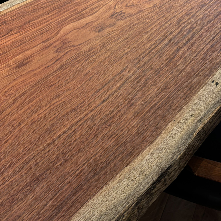 一枚板　ブビンガ　1659-1-2　(W140cm)　ローテーブル