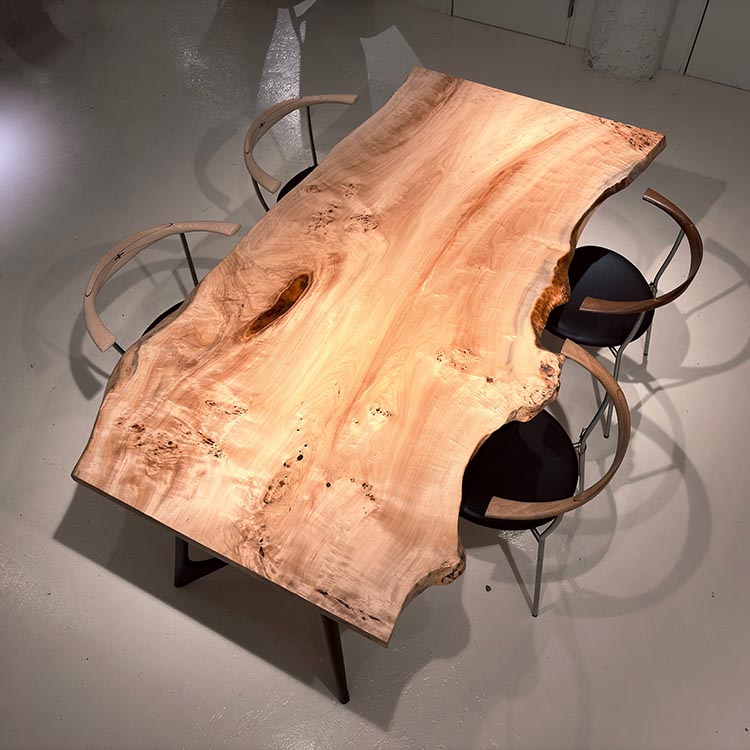 一枚板　ポプラ　263-10　(W200cm)