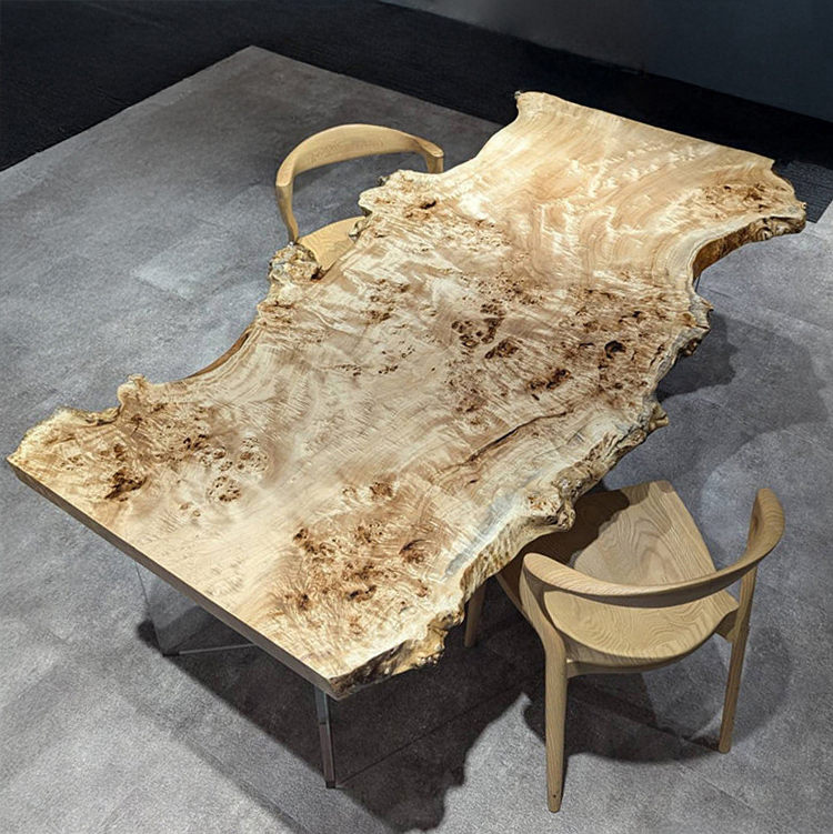 一枚板　ポプラ(杢)　268-11　(W210cm)