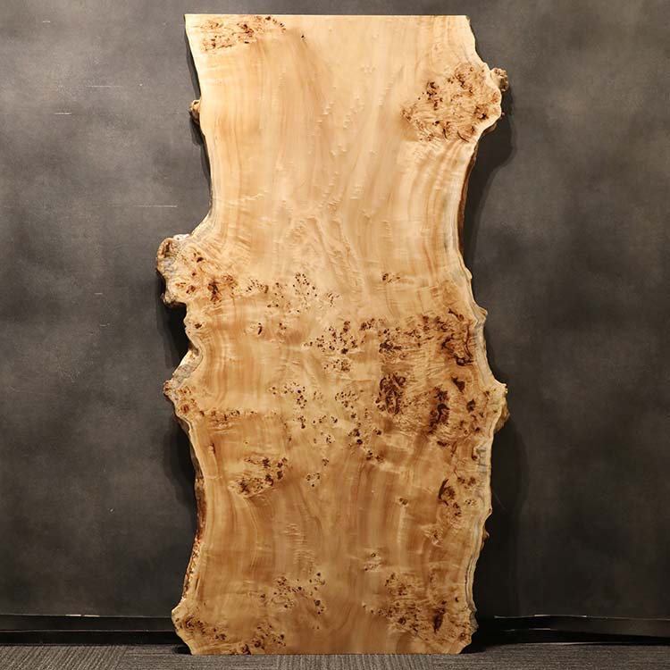 【SOLD OUT】一枚板　ポプラ(杢)　268-10　(W210cm)　ダイニングテーブル