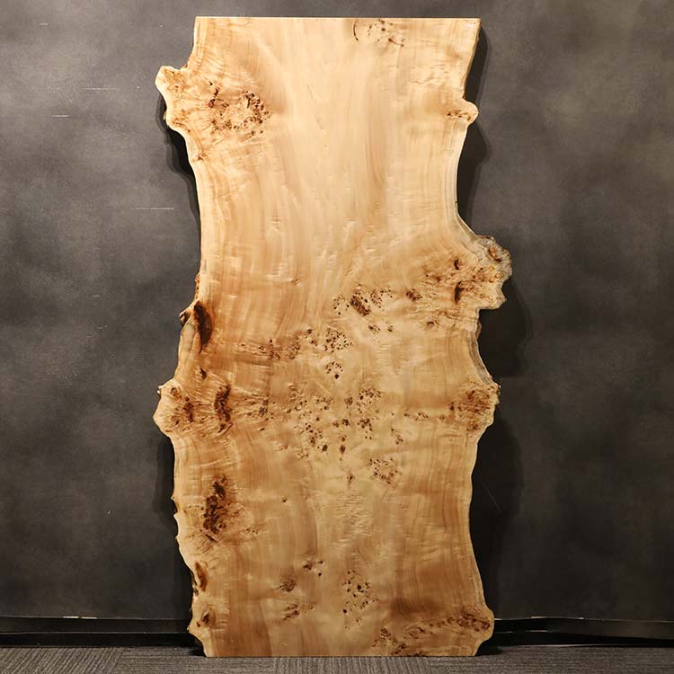 【SOLD OUT】一枚板　ポプラ(杢)　268-10　(W210cm)　ダイニングテーブル