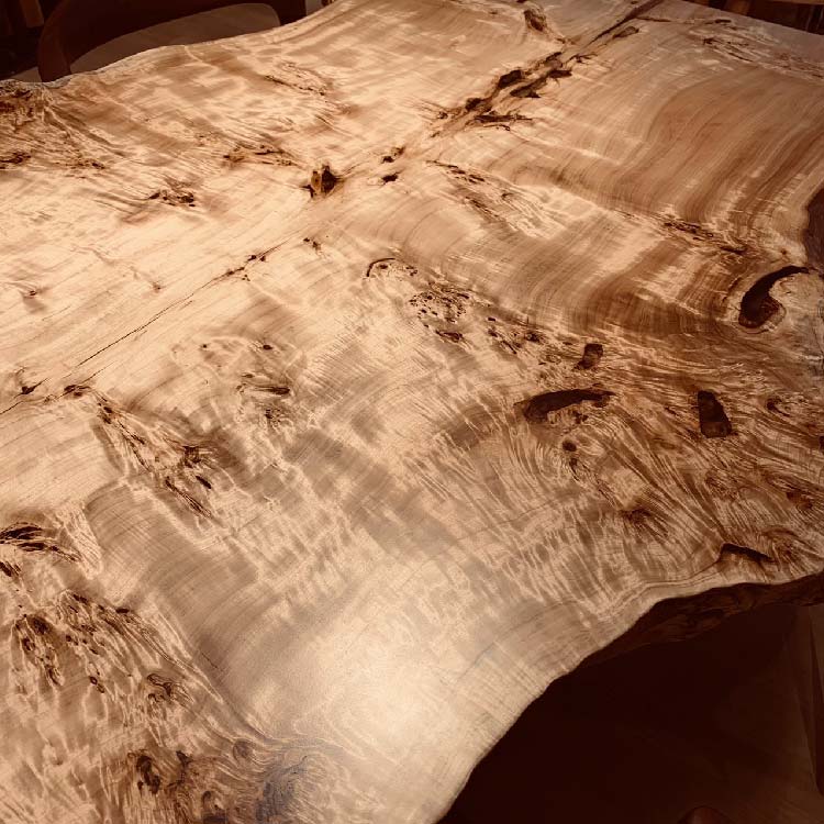 【SOLD OUT】一枚板　ポプラ(杢)　268-6　(W205cm)