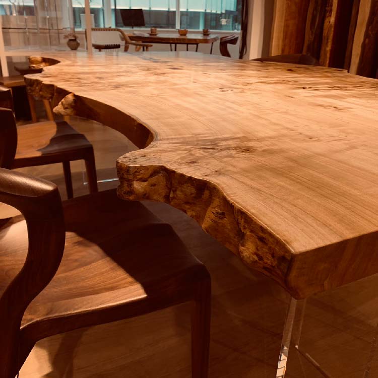 【SOLD OUT】一枚板　ポプラ(杢)　268-6　(W205cm)