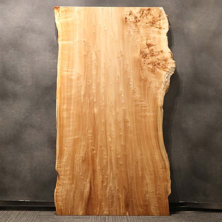 一枚板　ポプラ　270-1/2-6　(W200cm)　ダイニングテーブル