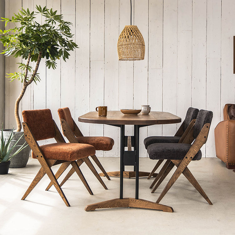 ゼット ダイニングチェア 肘無