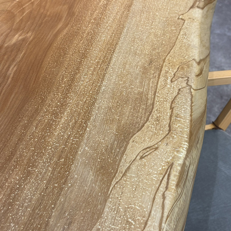 一枚板　マカバ / 真樺　5020-3-2　(W110cm)　ローテーブル