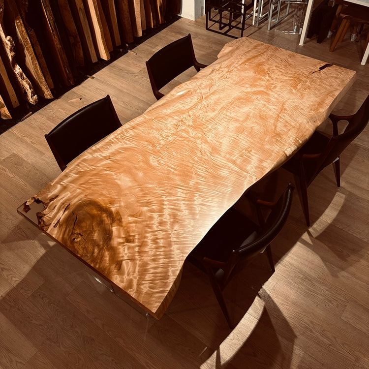 【SOLD OUT】一枚板　トチ / 栃(杢)　1025-12　(W220cm)