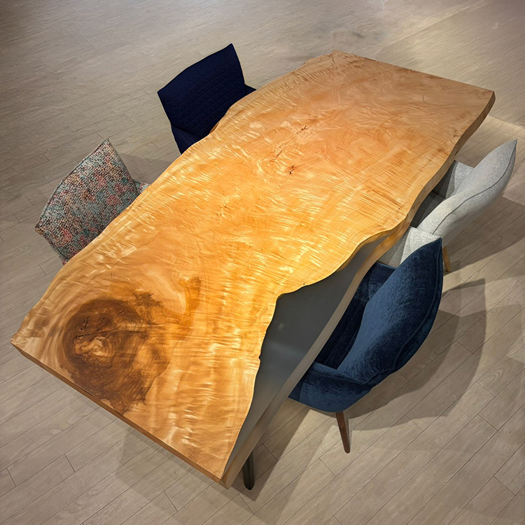 一枚板　トチ / 栃(杢)　1025-14　(W240cm)