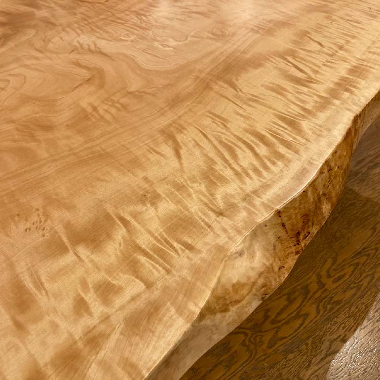 【SOLD 0UT】一枚板　トチ / 栃(杢)　1025-15　(W220cm)