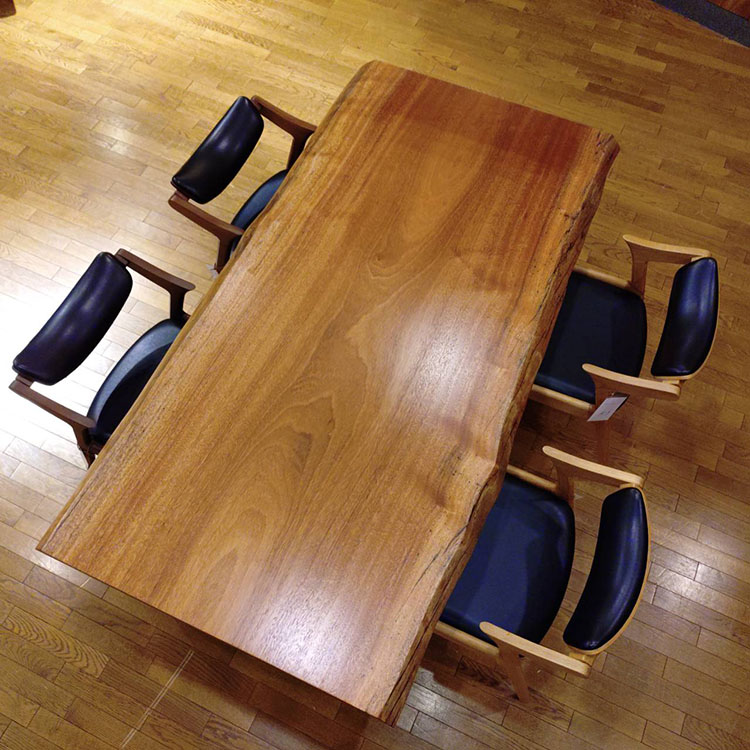 一枚板　アフリカンマホガニー(杢)　368-1　(W180cm)