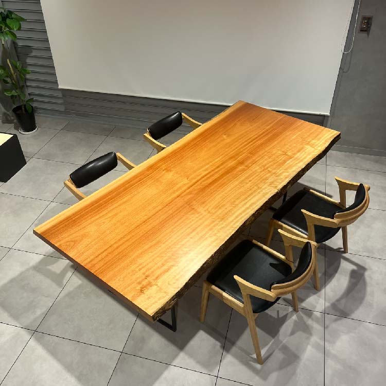 一枚板　ボセ　295-1/2-7-1　(W220cm)　ダイニングテーブル