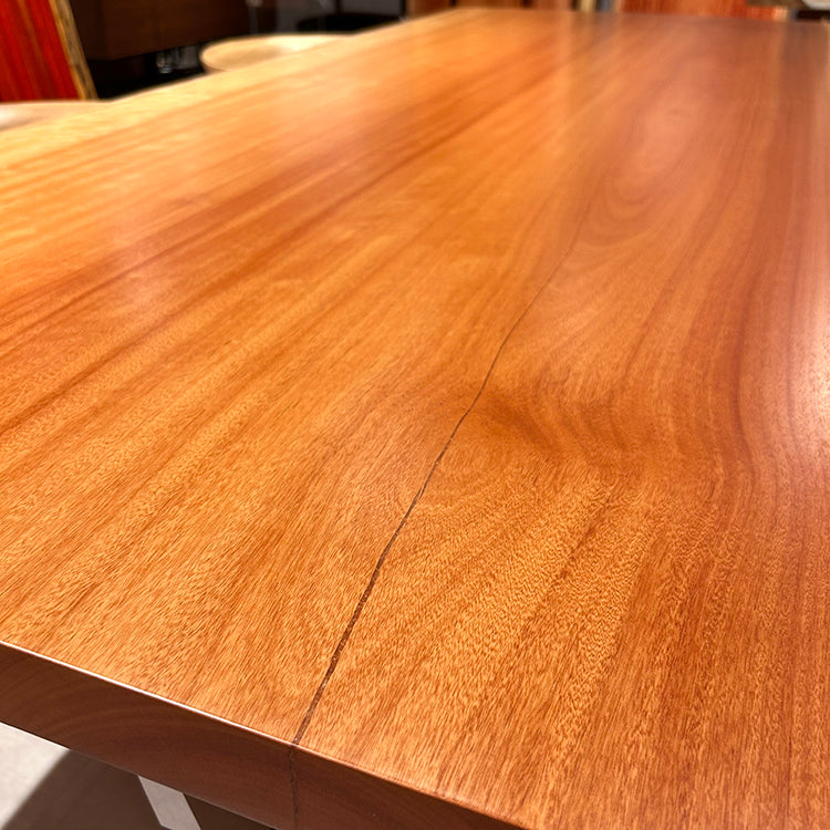 一枚板　ボセ(杢)　295-1/2-7-2　(W220cm)　ダイニングテーブル