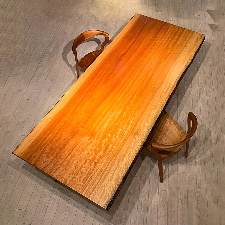 【SOLDOUT】一枚板　ボセ(杢)　295-1/2-11-1　(W230cm)　ダイニングテーブル