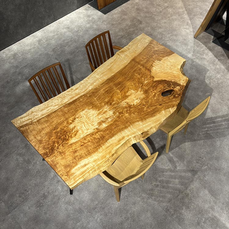 一枚板　トチ / 栃(杢)　863-3　(W200cm)