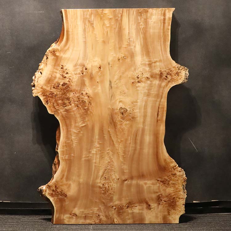 一枚板　ポプラ(杢)　494-8-2　(W150cm)　ダイニングテーブル