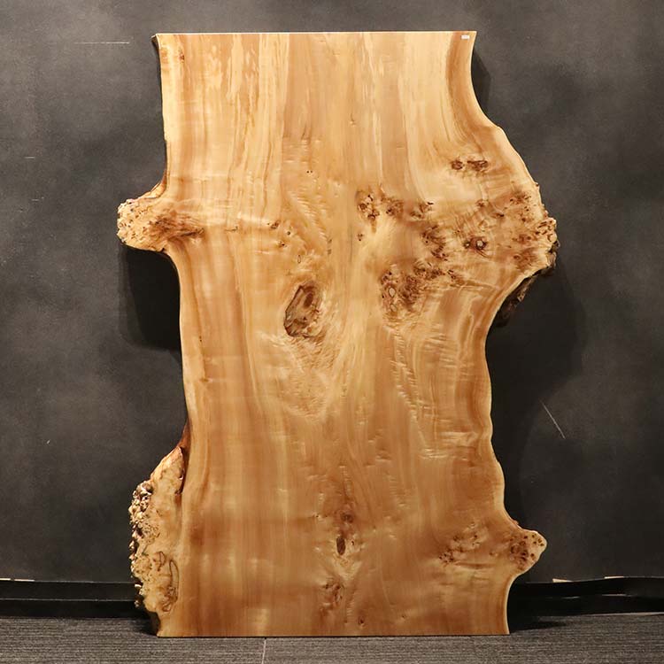 一枚板　ポプラ(杢)　494-8-2　(W150cm)　ダイニングテーブル