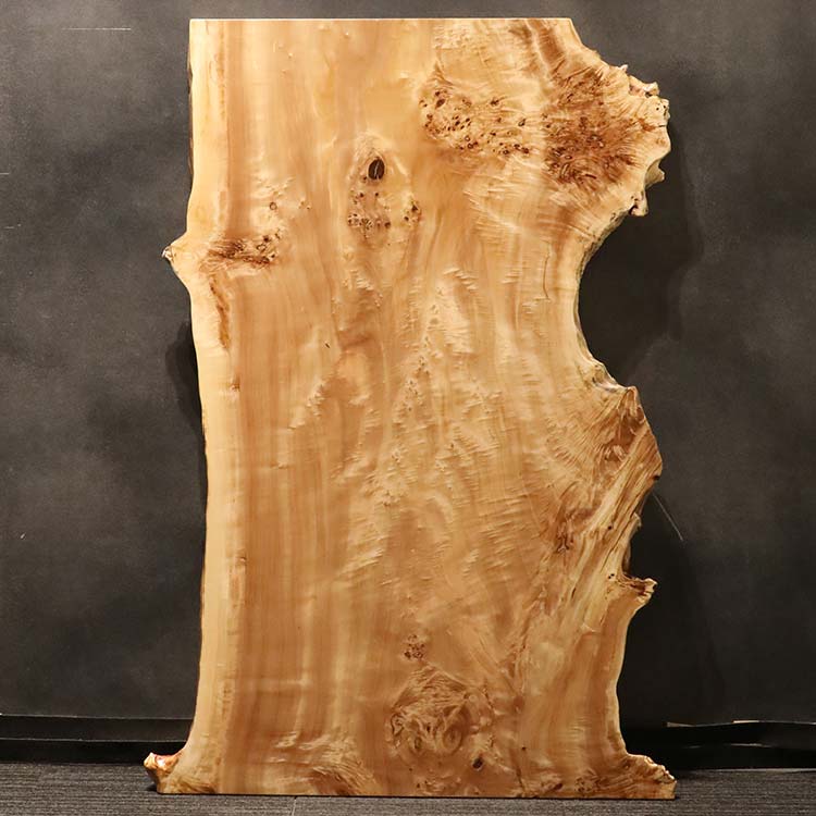 【SOLD OUT】一枚板　ポプラ(杢)　494-9-1　(W150cm)　ダイニングテーブル