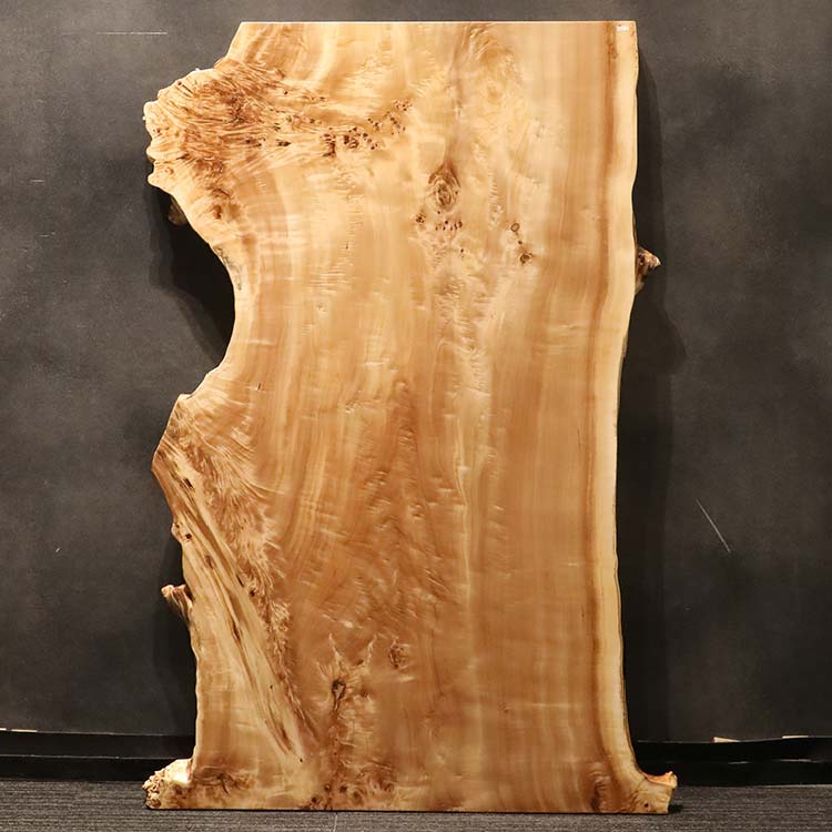 【SOLD OUT】一枚板　ポプラ(杢)　494-9-1　(W150cm)　ダイニングテーブル
