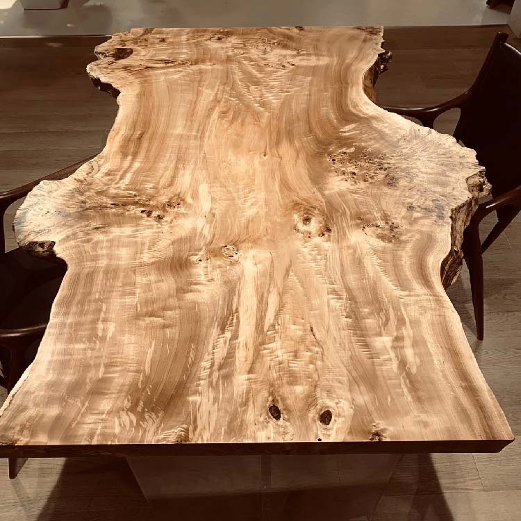 【SOLD OUT】一枚板　ポプラ(杢)　494-9-2　(W150cm)