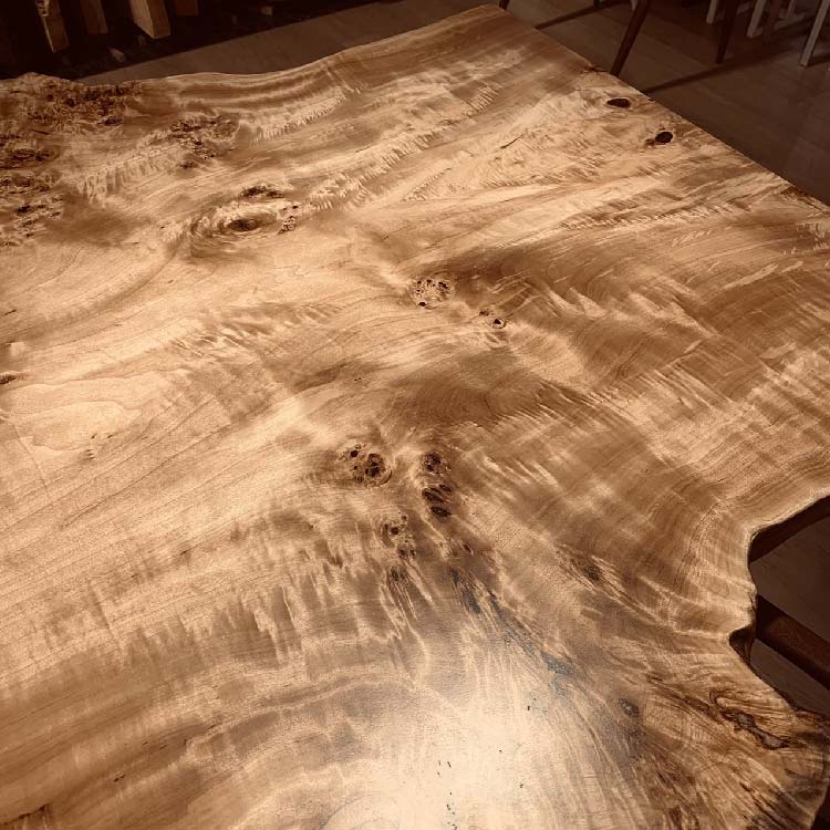 【SOLD OUT】一枚板　ポプラ(杢)　494-9-2　(W150cm)