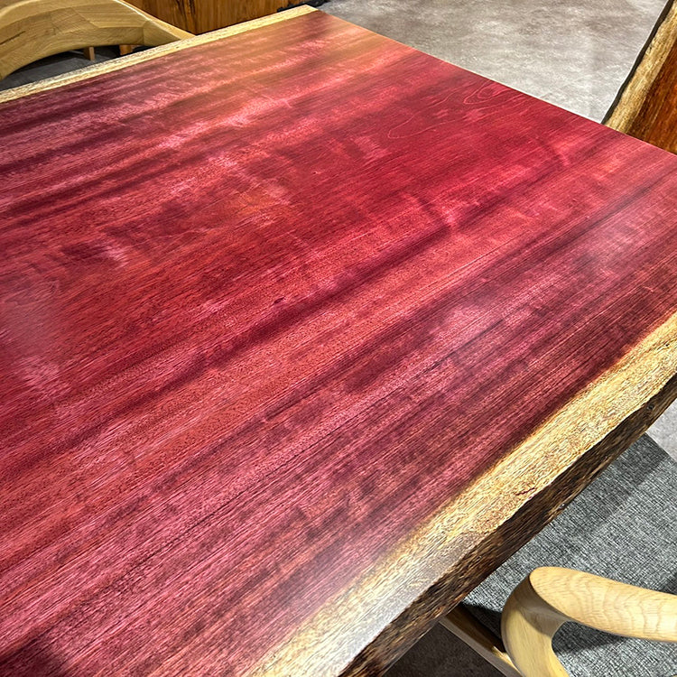 一枚板　パープルハート　651-1/2-6　(W240cm)　ダイニングテーブル