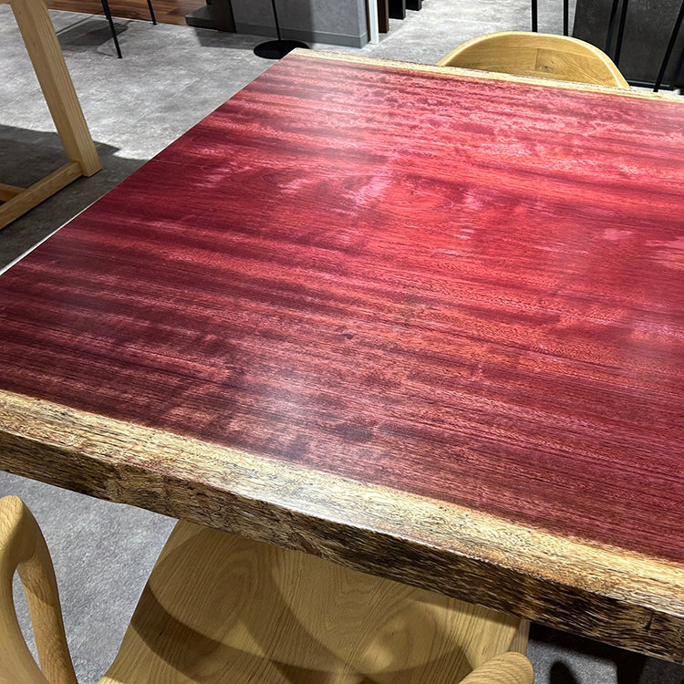 一枚板　パープルハート　651-1/2-6　(W240cm)　ダイニングテーブル