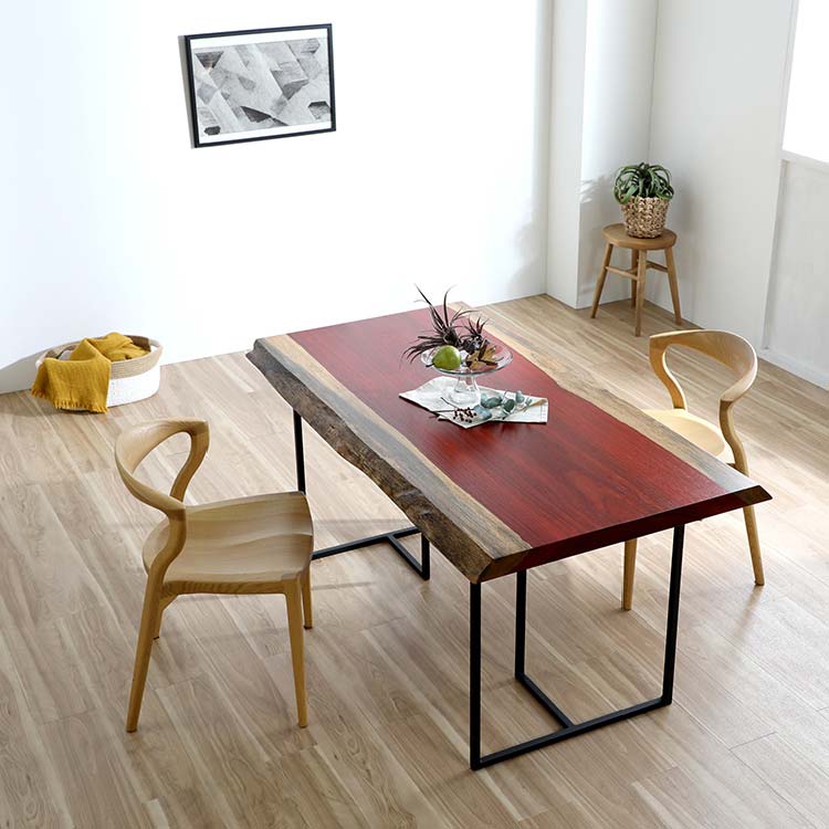 一枚板　パドック　302-3-1　(W150cm)　ダイニングテーブル