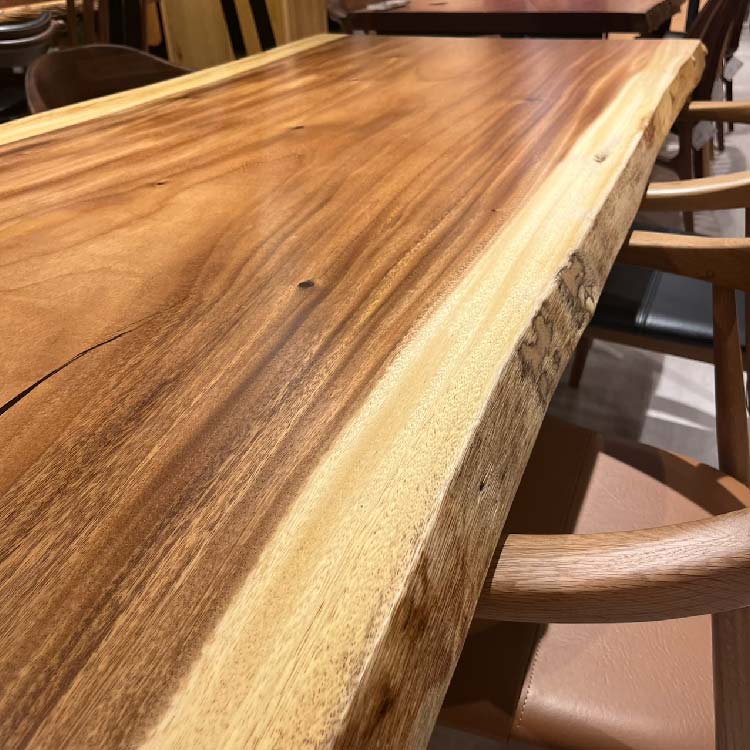 【SOLD OUT】一枚板テーブル　モンキーポッド　275-4-1　(W180cm)