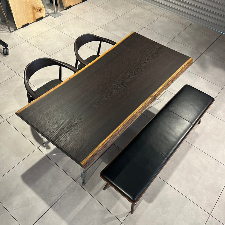 一枚板テーブル　ウェンジ　620-1/2-5-2　(W180cm)　