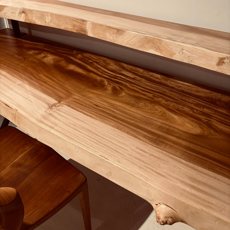 一枚板　トチ / 栃　キリオ　355-4+1065-6-1　(W150cm)