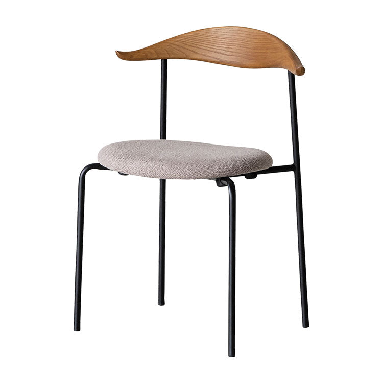 ラウル ダイニングチェア ブラック脚