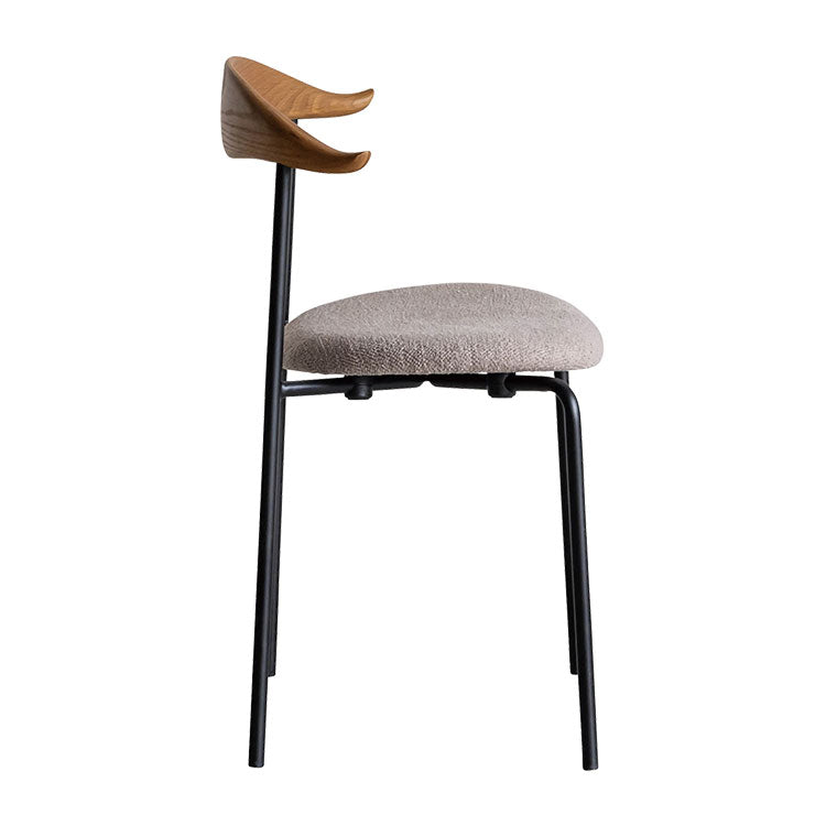 ラウル ダイニングチェア ブラック脚