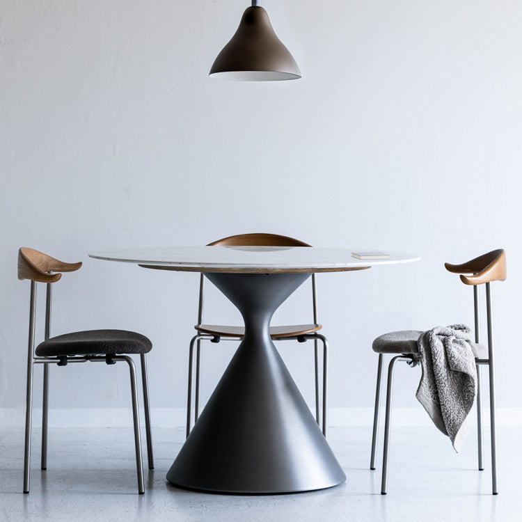 ラウル ダイニングチェア シルバー脚