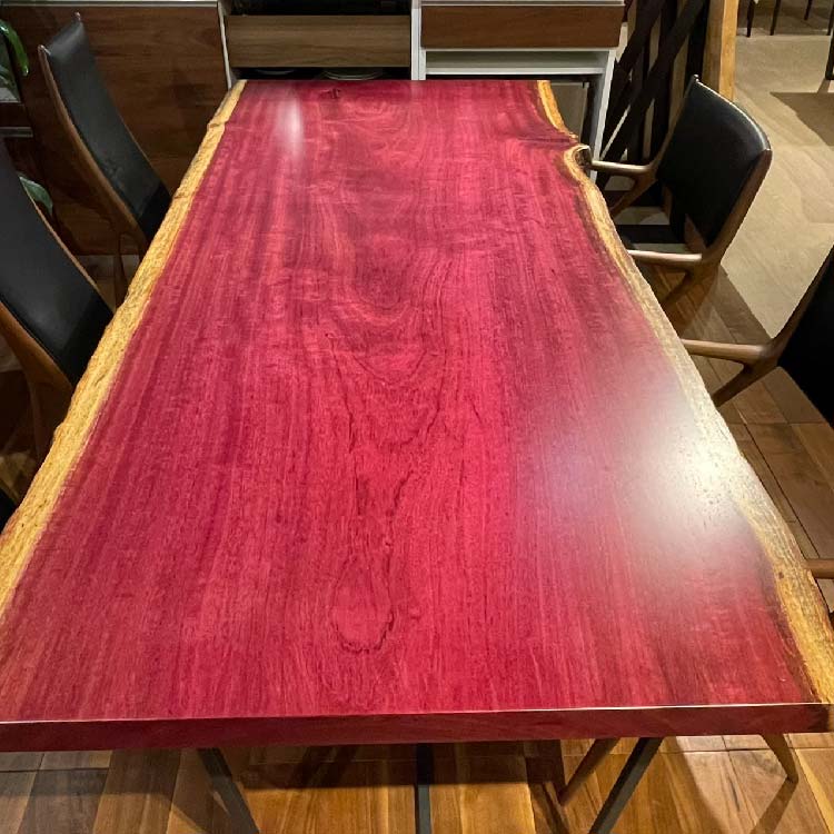 一枚板　パープルハート(杢)　322-4-1　(W190cm)