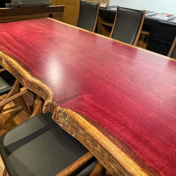 一枚板　パープルハート(杢)　322-4-1　(W190cm)