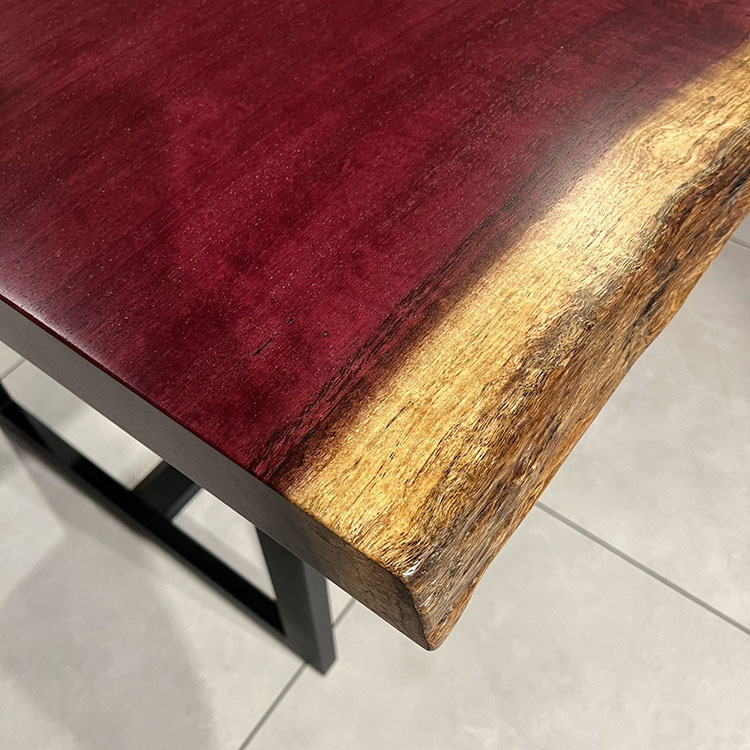 一枚板　パープルハート　322-5-2　(W200cm)