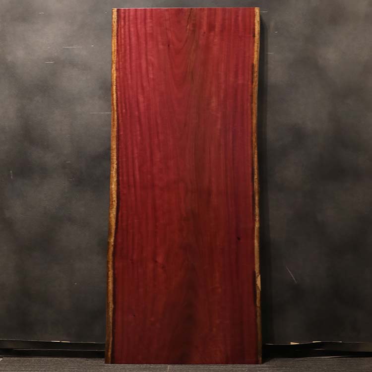 一枚板　パープルハート(杢)　322-7-2　(W210cm)
