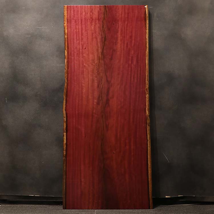一枚板　パープルハート(杢)　322-7-2　(W210cm)